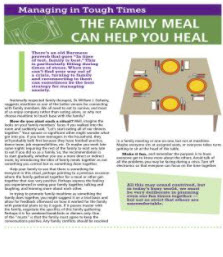 The Family Meal Can Help You Heal